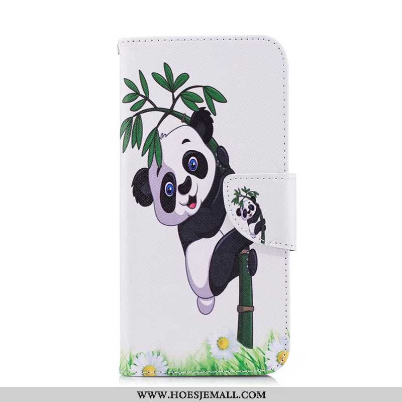 Hoesje Huawei Y6 2020 Bescherming Leren Mobiele Telefoon Purper 2020 Folio Geschilderd