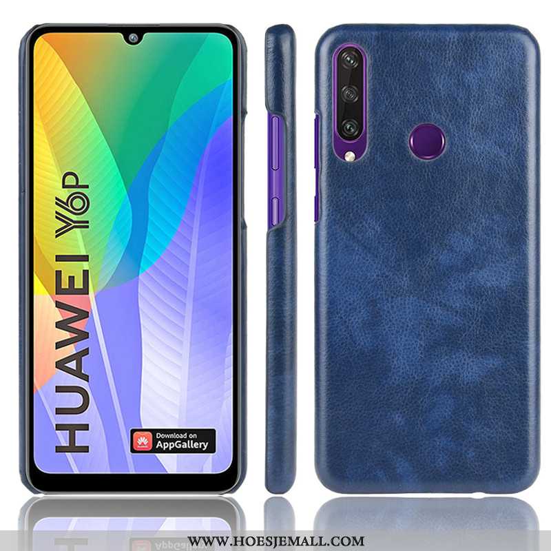 Hoes Huawei Y6p Bescherming Patroon Hoesje Soort Aziatische Vrucht Hard Mobiele Telefoon Bruin