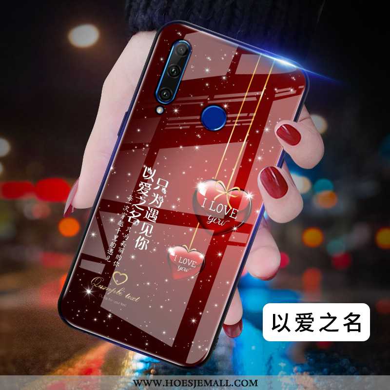 Hoesje Huawei Y6p Super Dun Mobiele Telefoon Scheppend All Inclusive Persoonlijk Rood