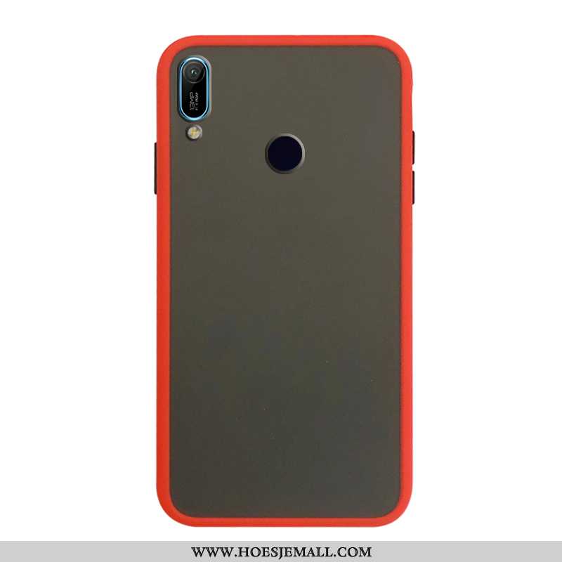 Hoes Huawei Y6s Siliconenhoesje Bescherming Mobiele Telefoon Anti-fall 2020 All Inclusive Rood