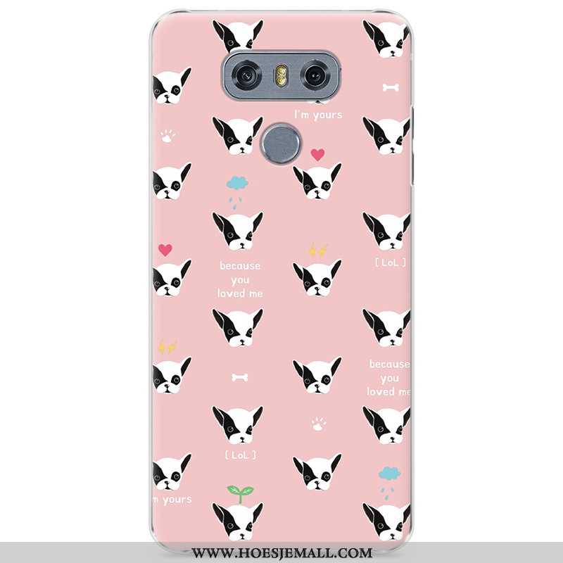 Hoesje Lg G6 Spotprent Trend Hoes Anti-fall Donkerblauw Hard Donkerblauwe