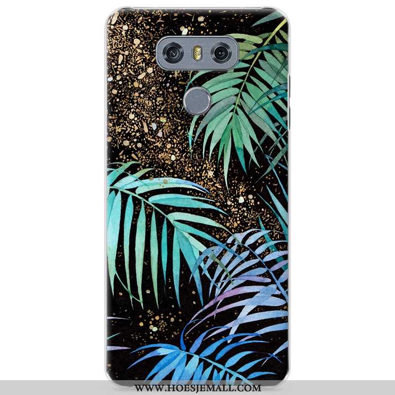 Hoesje Lg G6 Spotprent Trend Hoes Anti-fall Donkerblauw Hard Donkerblauwe