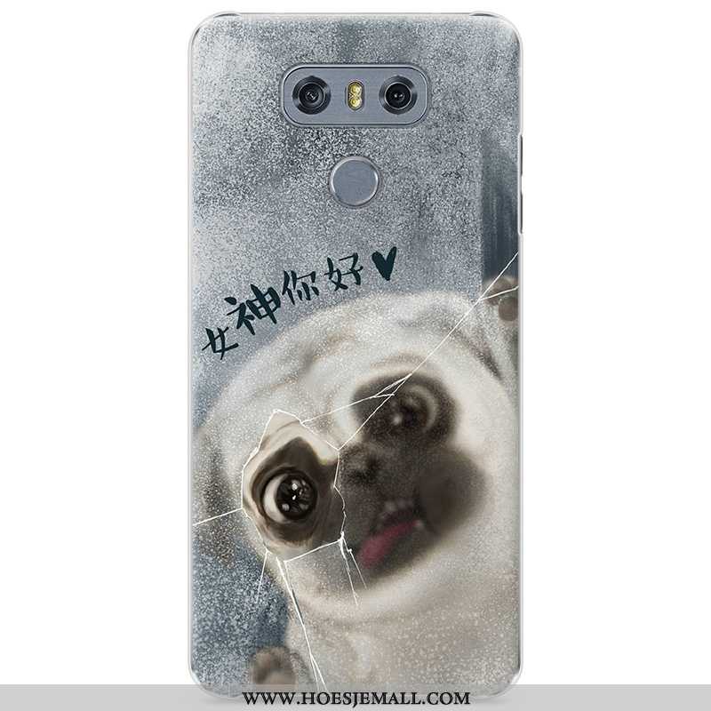 Hoesje Lg G6 Spotprent Trend Hoes Anti-fall Donkerblauw Hard Donkerblauwe