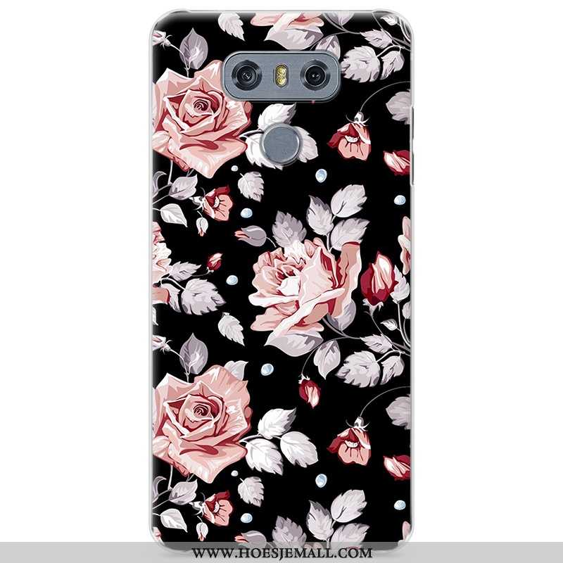 Hoesje Lg G6 Spotprent Trend Hoes Anti-fall Donkerblauw Hard Donkerblauwe