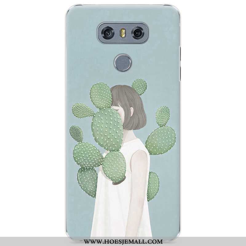 Hoesje Lg G6 Bescherming Kunst Mobiele Telefoon Vers Geschilderd Blauw Mini Blauwe