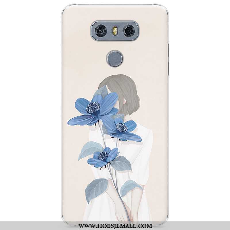 Hoesje Lg G6 Bescherming Kunst Mobiele Telefoon Vers Geschilderd Blauw Mini Blauwe