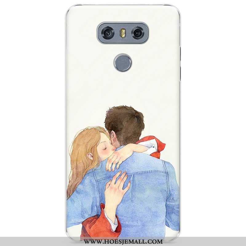 Hoesje Lg G6 Bescherming Kunst Mobiele Telefoon Vers Geschilderd Blauw Mini Blauwe