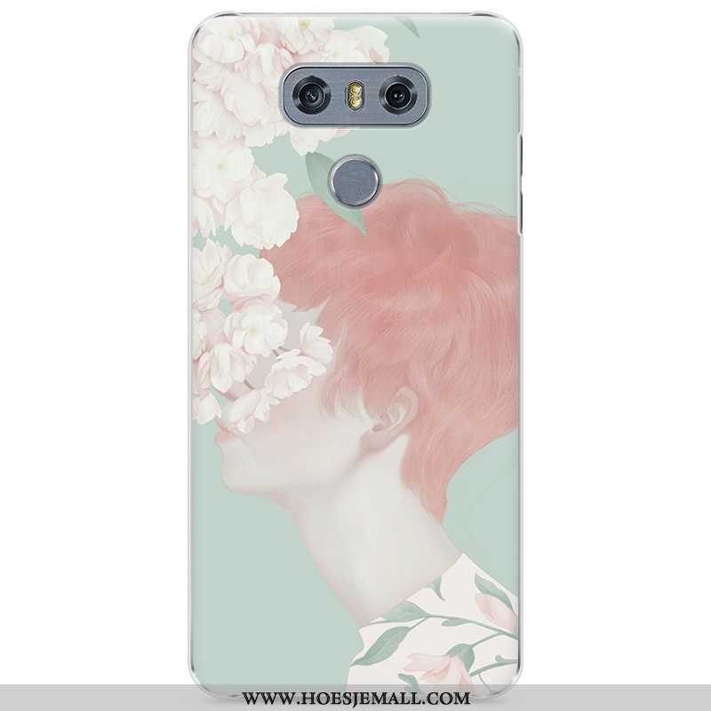 Hoesje Lg G6 Bescherming Kunst Mobiele Telefoon Vers Geschilderd Blauw Mini Blauwe