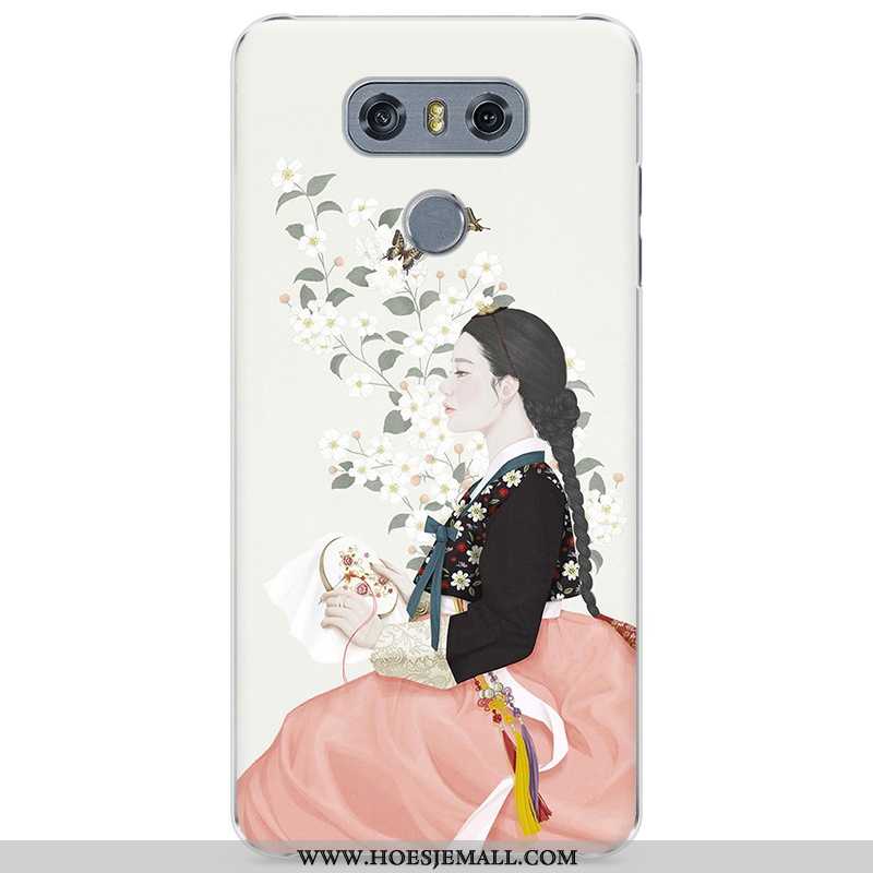 Hoesje Lg G6 Bescherming Kunst Mobiele Telefoon Vers Geschilderd Blauw Mini Blauwe