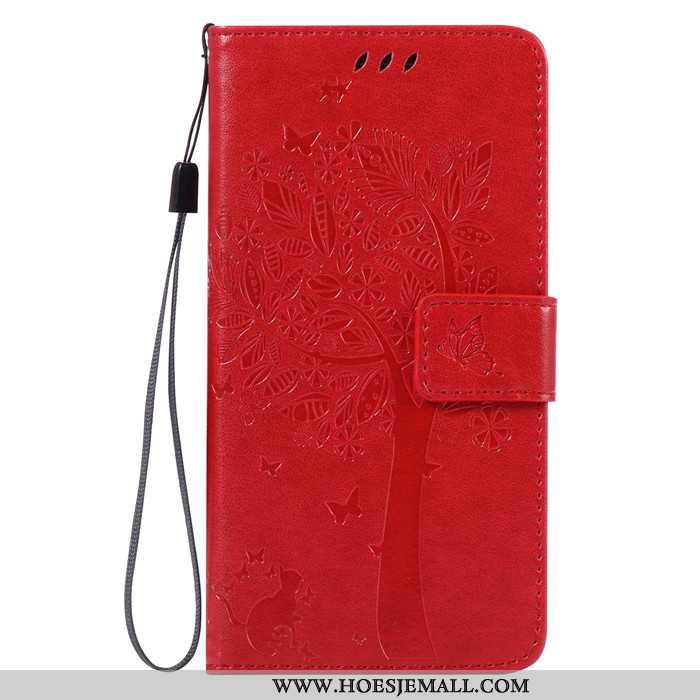 Hoesje Lg G6 Siliconen Bescherming Rood Hoes Clamshell All Inclusive Leren