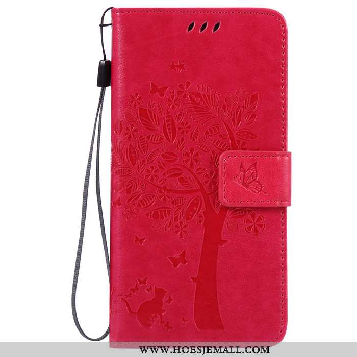 Hoesje Lg G6 Siliconen Bescherming Rood Hoes Clamshell All Inclusive Leren