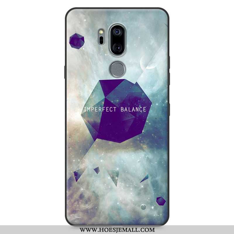 Hoes Lg G7 Thinq Siliconen Bescherming Anti-fall Spotprent All Inclusive Mobiele Telefoon Hoesje Roz