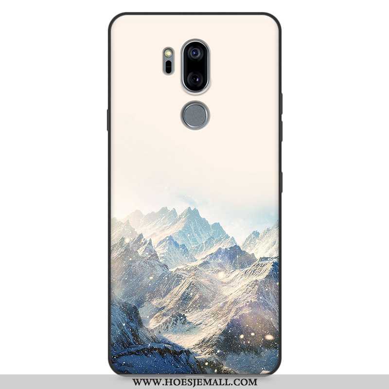 Hoes Lg G7 Thinq Siliconen Bescherming Anti-fall Spotprent All Inclusive Mobiele Telefoon Hoesje Roz