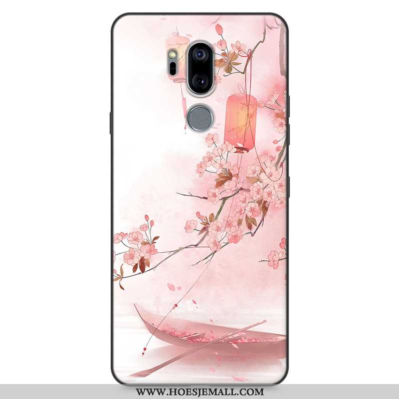 Hoesje Lg G7 Thinq Persoonlijk Zacht Mini Bescherming Hoes Roze