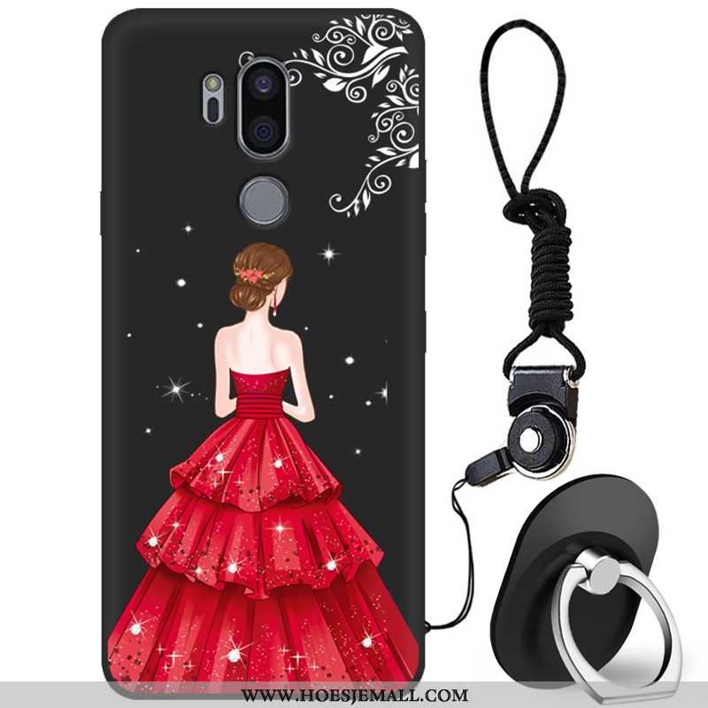 Hoes Lg G7 Thinq Zacht Bescherming Mobiele Telefoon Net Red Rood Hoesje