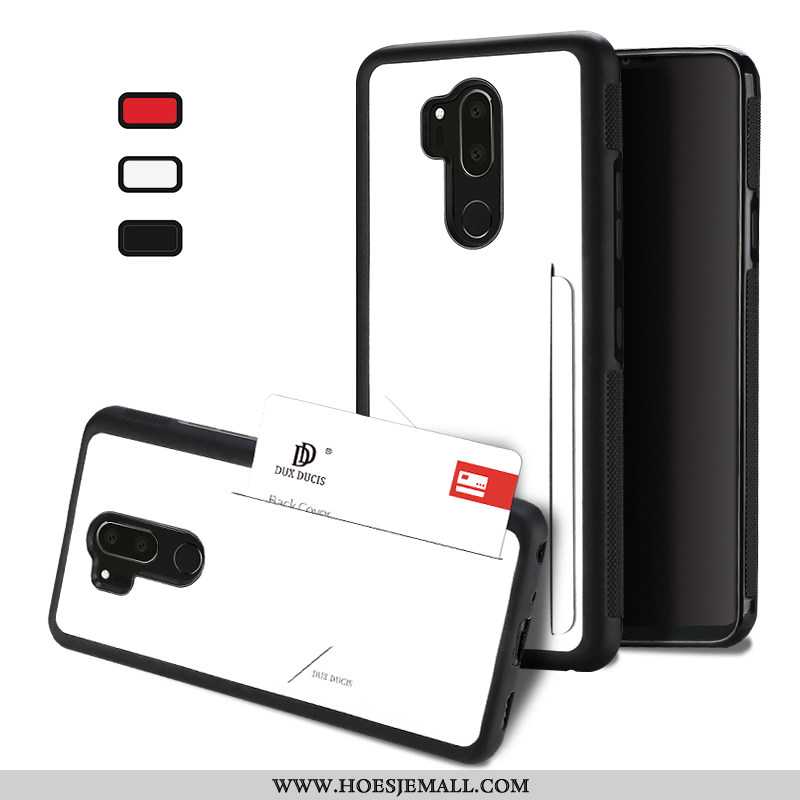 Hoes Lg G7 Thinq Zacht Bescherming Doorzichtig Mobiele Telefoon All Inclusive Hoesje Folio Zwarte