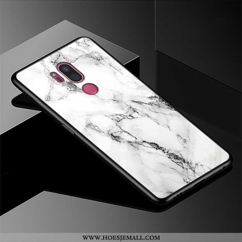 Hoes Lg G7 Thinq Trend Zacht Mode Glas Scheppend Hoesje Purper