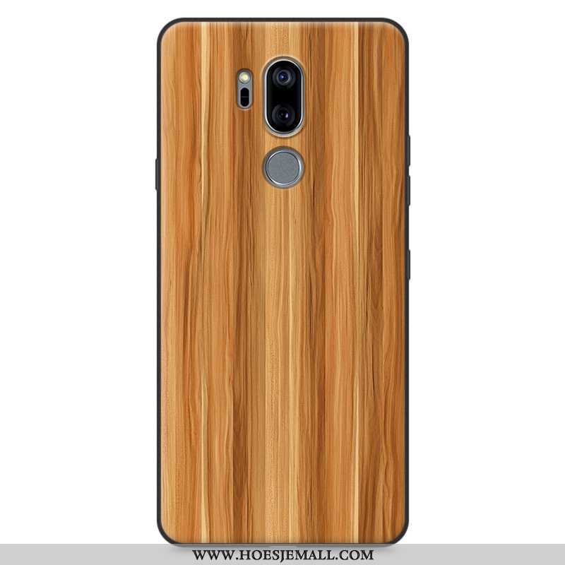 Hoes Lg G7 Thinq Siliconen Bescherming All Inclusive Khaki Mobiele Telefoon Anti-fall