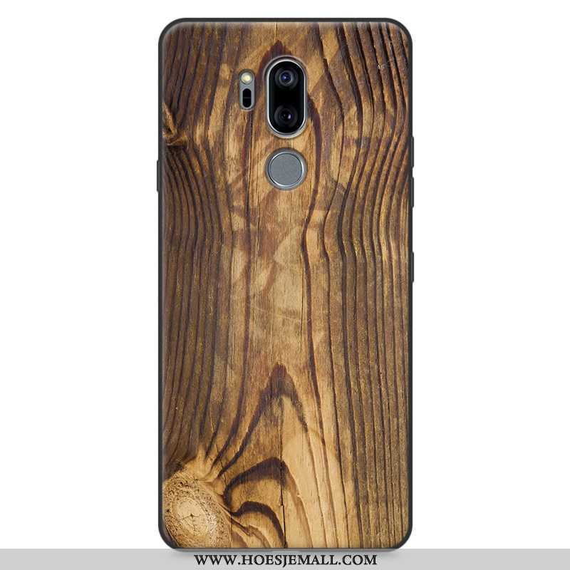 Hoes Lg G7 Thinq Siliconen Bescherming All Inclusive Khaki Mobiele Telefoon Anti-fall