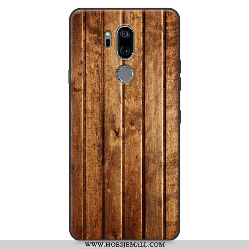 Hoes Lg G7 Thinq Siliconen Bescherming All Inclusive Khaki Mobiele Telefoon Anti-fall