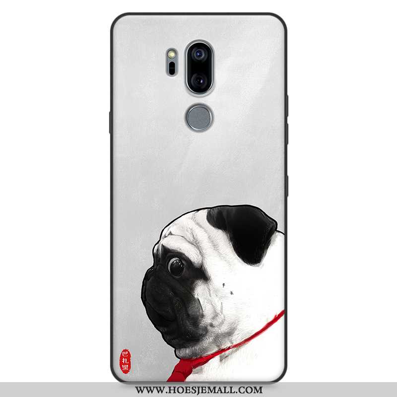 Hoesje Lg G7 Thinq Zacht Siliconen Scheppend All Inclusive Anti-fall Bescherming Mobiele Telefoon Ro