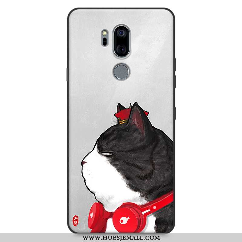 Hoesje Lg G7 Thinq Zacht Siliconen Scheppend All Inclusive Anti-fall Bescherming Mobiele Telefoon Ro