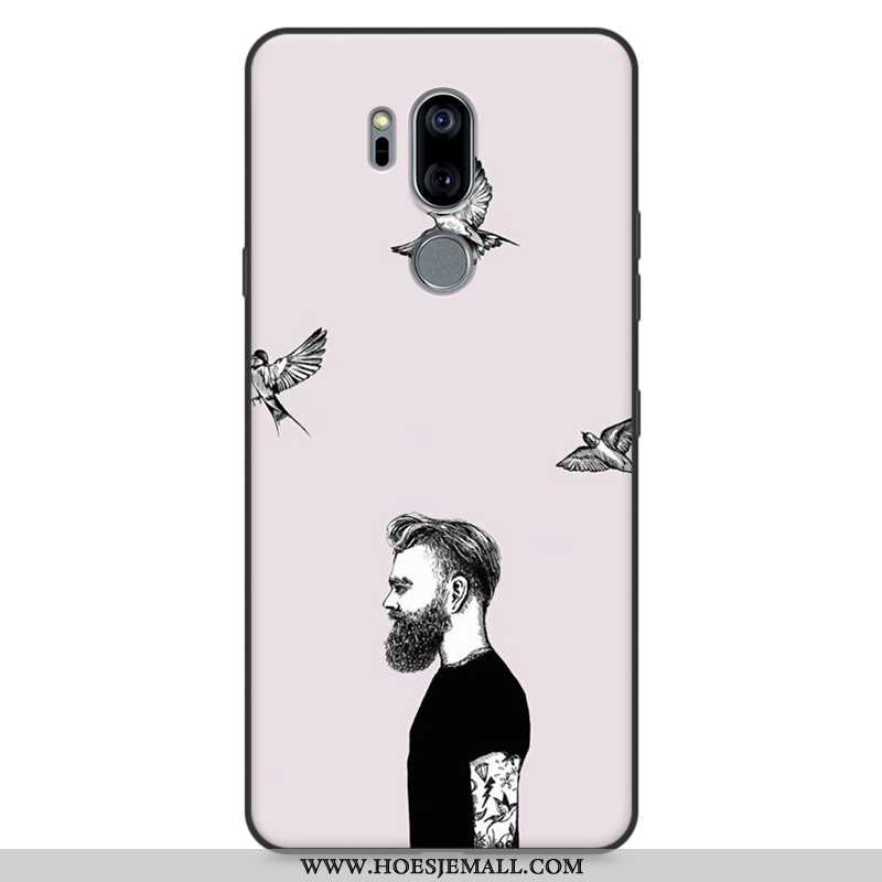 Hoesje Lg G7 Thinq Zacht Siliconen Scheppend All Inclusive Anti-fall Bescherming Mobiele Telefoon Ro