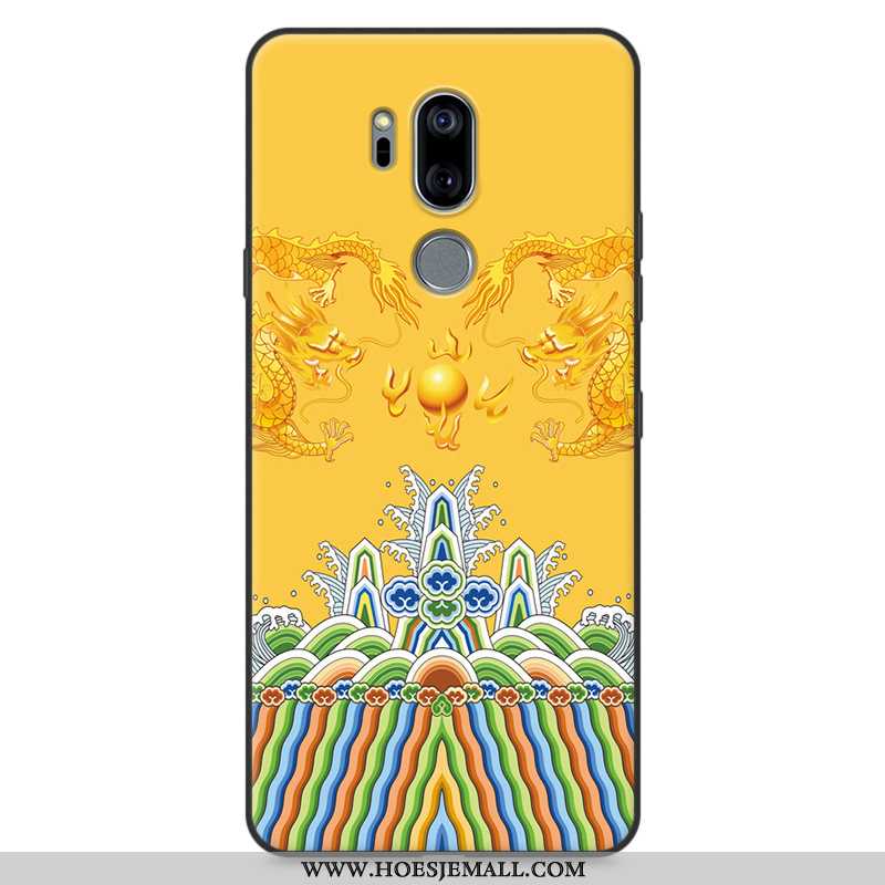 Hoesje Lg G7 Thinq Zacht Siliconen Scheppend All Inclusive Anti-fall Bescherming Mobiele Telefoon Ro