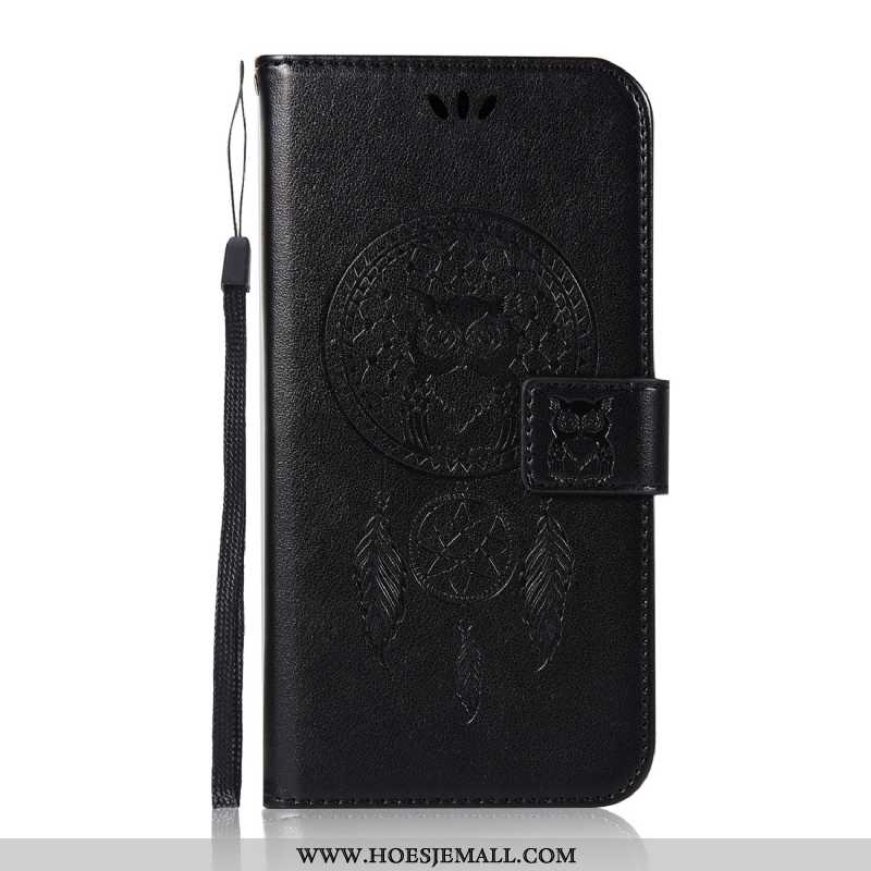 Hoes Lg Q6 Bescherming Leren Hoesje Anti-fall Folio Mobiele Telefoon Siliconen Purper