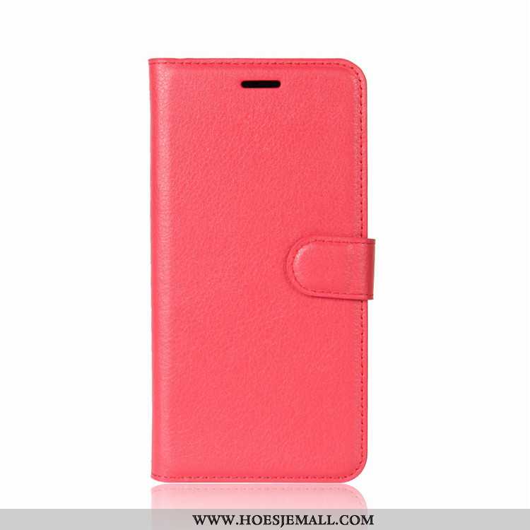 Hoes Lg Q6 Portemonnee Bescherming Folio Anti-fall Mobiele Telefoon Hoesje Zwarte