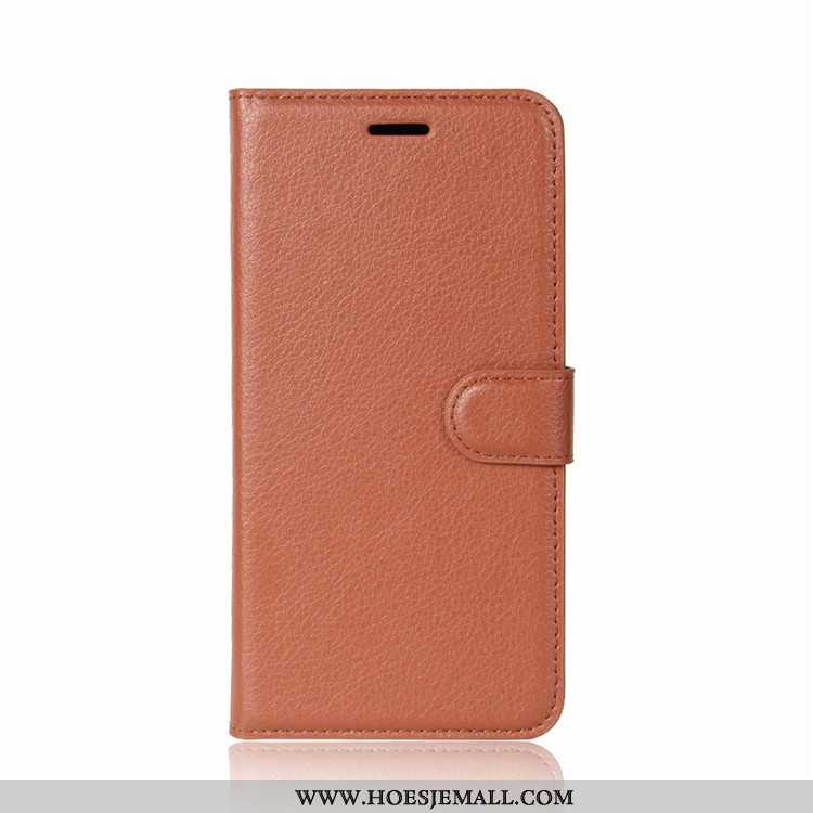 Hoes Lg Q6 Portemonnee Bescherming Folio Anti-fall Mobiele Telefoon Hoesje Zwarte