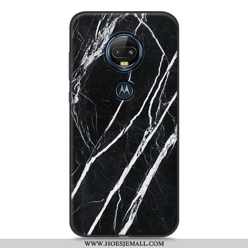 Hoesje Moto G7 Plus Bescherming Scheppend Hoes Patroon Mobiele Telefoon Zacht Witte