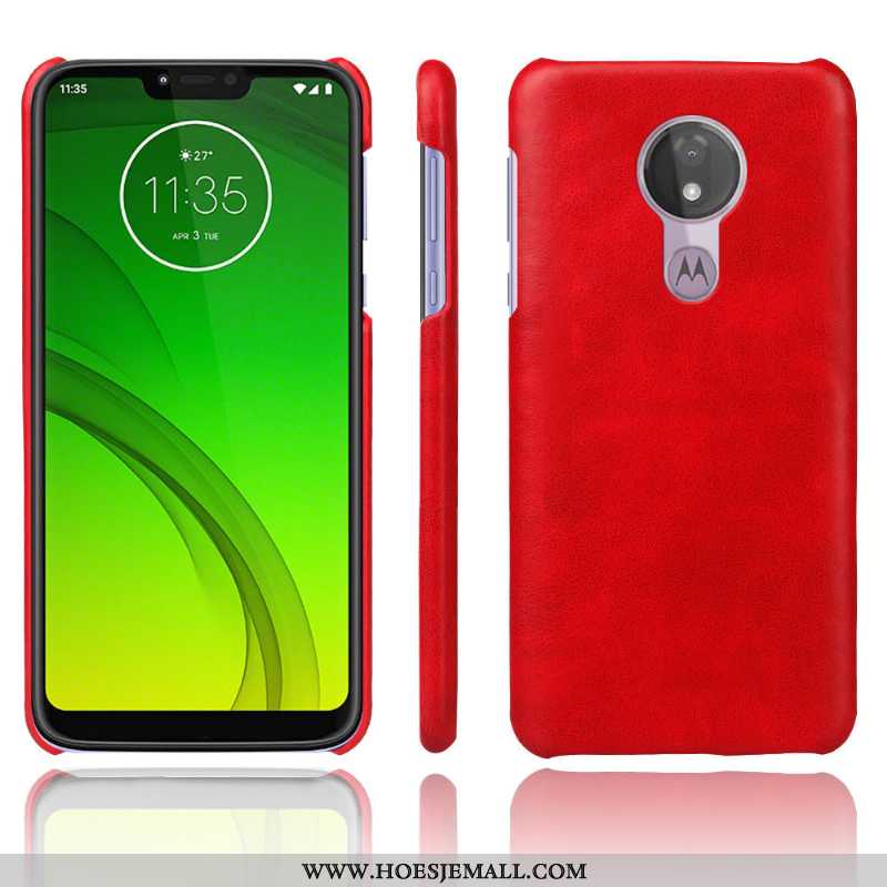 Hoesje Moto G7 Power Dun Super Anti-fall Grijs Eenvoudige Mobiele Telefoon