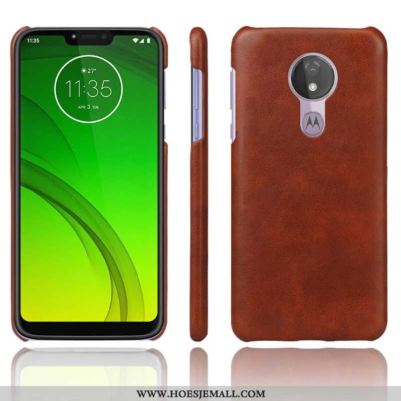 Hoesje Moto G7 Power Dun Super Anti-fall Grijs Eenvoudige Mobiele Telefoon