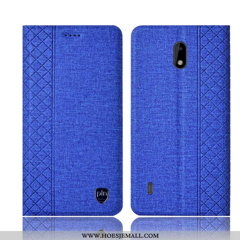 Hoesje Nokia 2.2 Bescherming Katoen En Linnen Hoes Anti-fall All Inclusive Folio Bruine