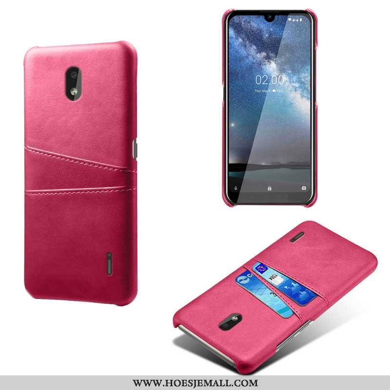 Hoesje Nokia 2.2 Trend Bescherming Roze Anti-fall Hoes Kaart Kwaliteit