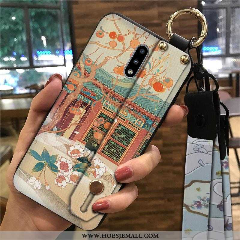 Hoes Nokia 2.3 Hanger Scheppend Vintage Mobiele Telefoon Bescherming Chinese Stijl Zacht Groen