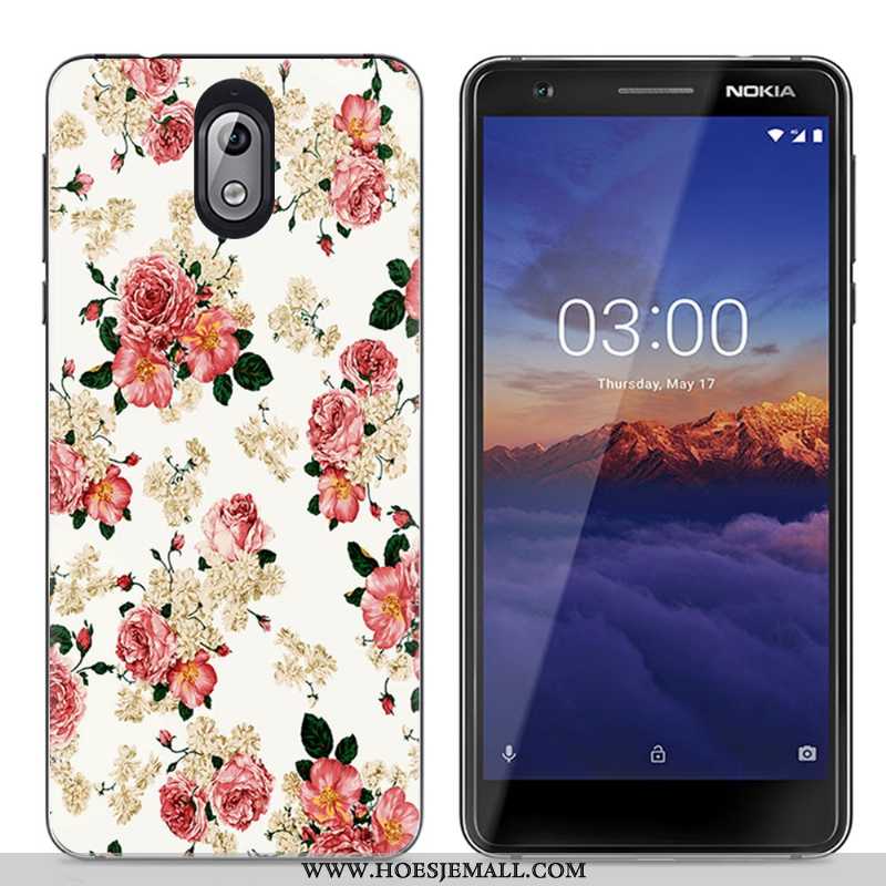 Hoes Nokia 3.1 Scheppend Spotprent Eenvoudige Kleur Doorzichtig Trend Hoesje