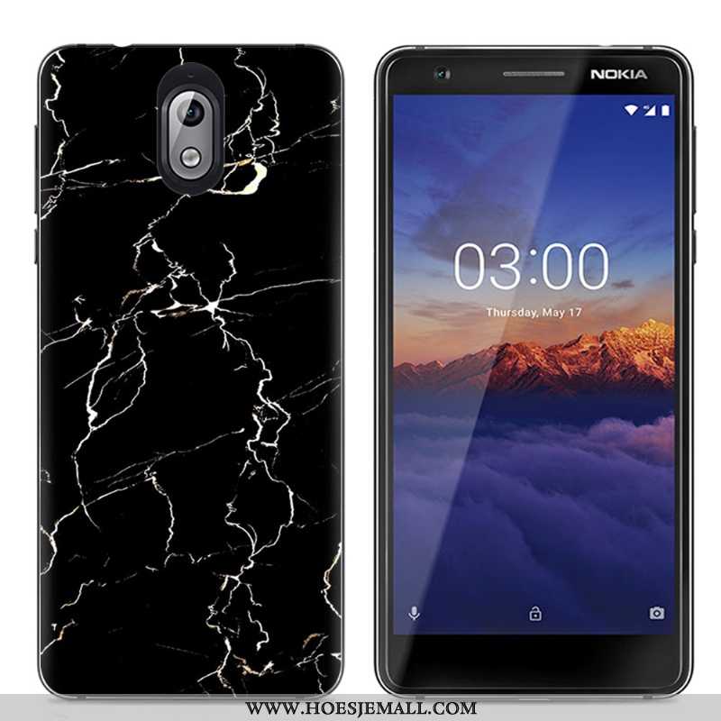 Hoes Nokia 3.1 Scheppend Spotprent Eenvoudige Kleur Doorzichtig Trend Hoesje