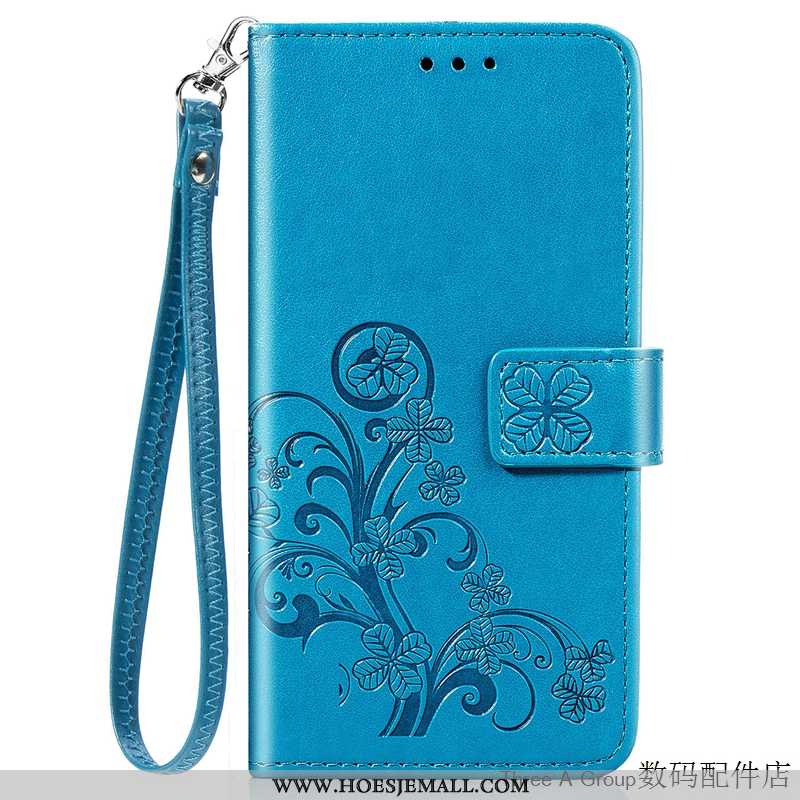 Hoes Nokia 5.3 Siliconen Leren Hoesje Folio Kaart Mobiele Telefoon Hanger Purper