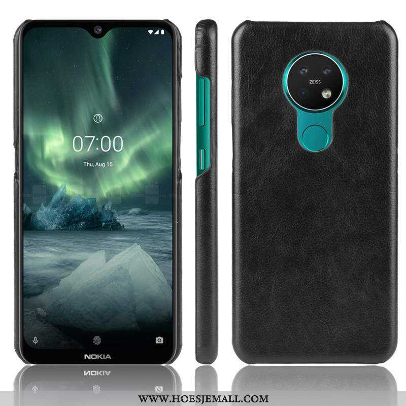 Hoesje Nokia 6.2 Super Dun Antislip Schrobben Hoes Bescherming Leer Bruin