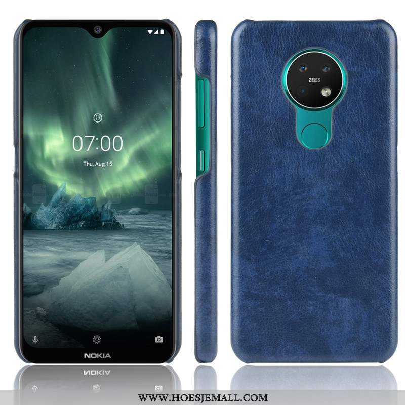 Hoesje Nokia 6.2 Super Dun Antislip Schrobben Hoes Bescherming Leer Bruin