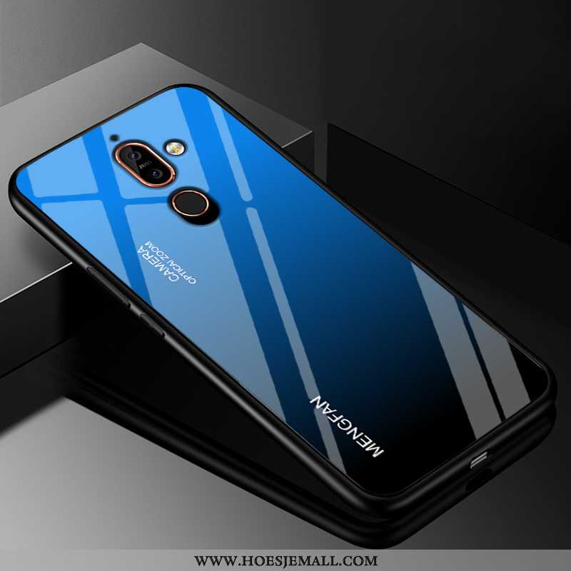 Hoesje Nokia 7 Plus Siliconen Bescherming Mobiele Telefoon Scheppend Hoes Kleur All Inclusive