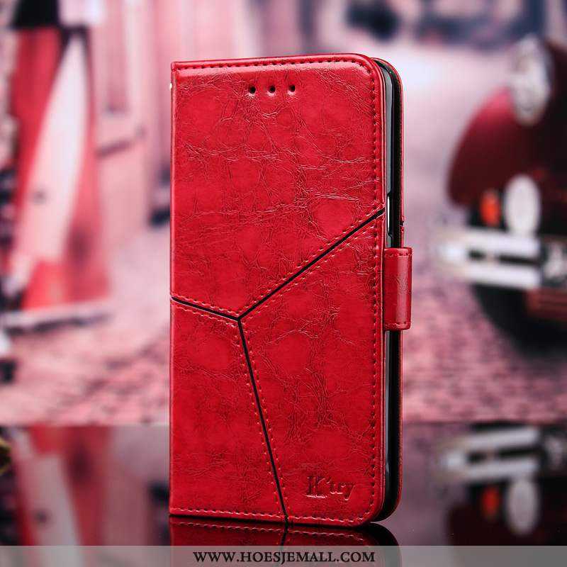 Hoesje Nokia 8.1 Patroon Zacht All Inclusive Mobiele Telefoon Leren Rood