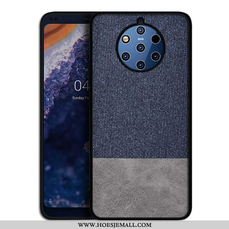 Hoesje Nokia 9 Pureview Trend Zacht Bescherming Doek Rood Anti-fall Hoes