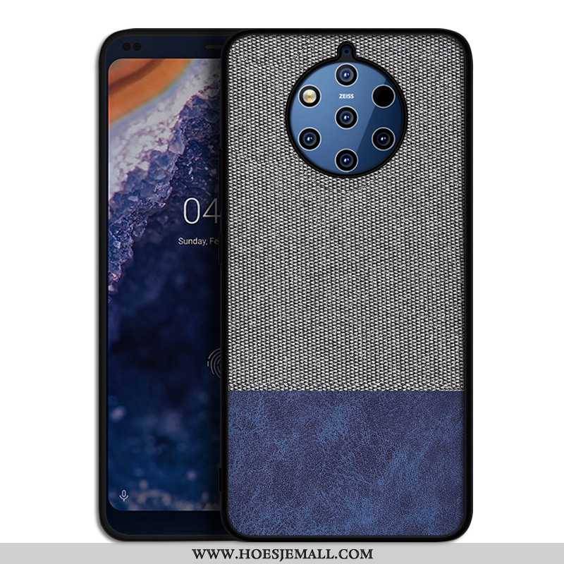 Hoesje Nokia 9 Pureview Trend Zacht Bescherming Doek Rood Anti-fall Hoes