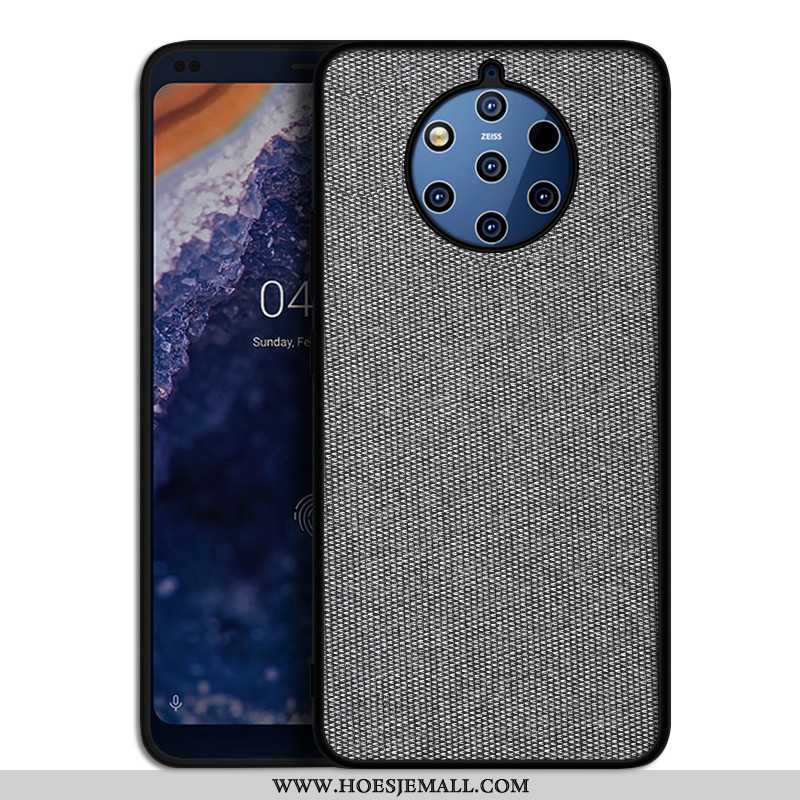 Hoesje Nokia 9 Pureview Trend Zacht Bescherming Doek Rood Anti-fall Hoes