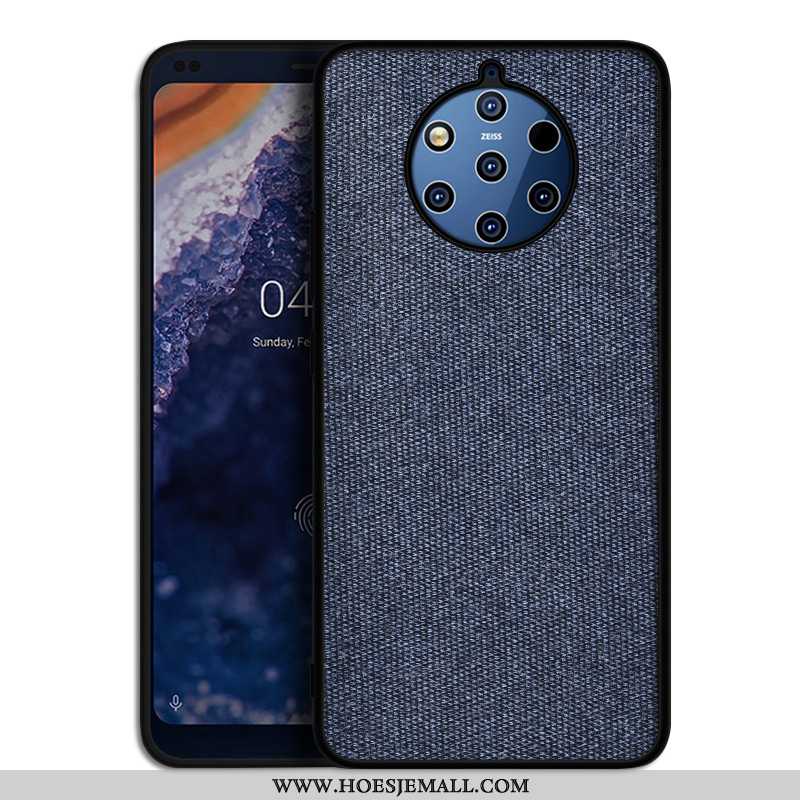 Hoesje Nokia 9 Pureview Trend Zacht Bescherming Doek Rood Anti-fall Hoes