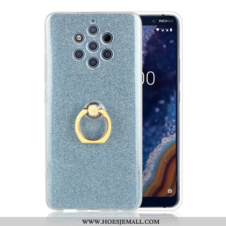 Hoes Nokia 9 Pureview Hoesje Ring Mobiele Telefoon Roze Geel