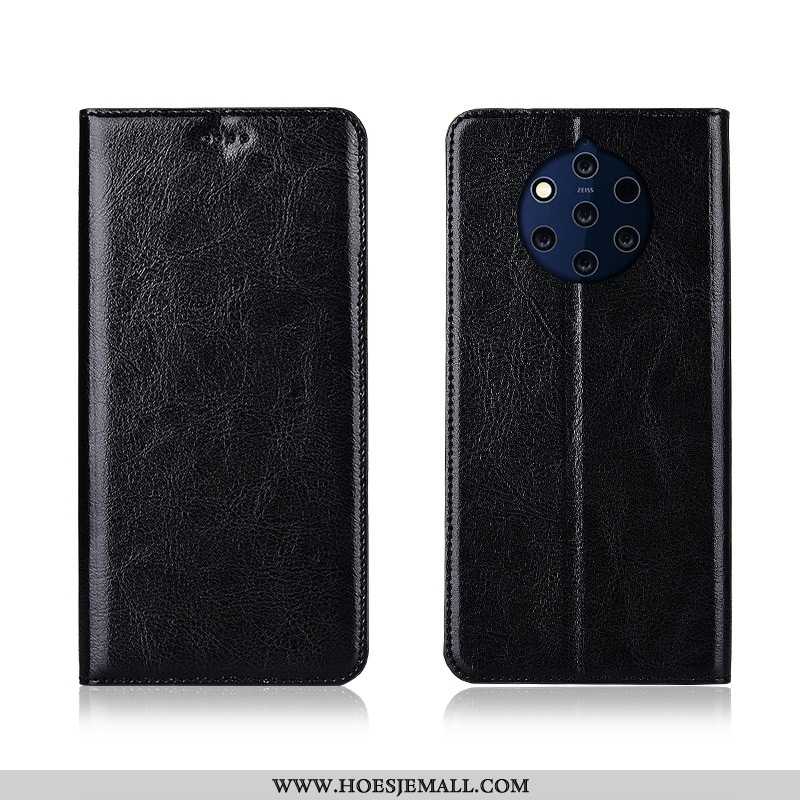 Hoesje Nokia 9 Pureview Patroon Zacht All Inclusive Hoes Anti-fall Mobiele Telefoon Clamshell Geel